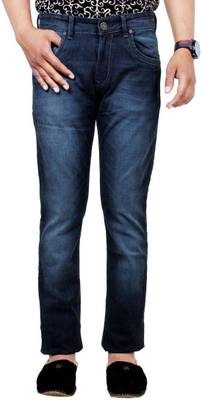 Pontiac Regular Men's Dark Blue Jeans