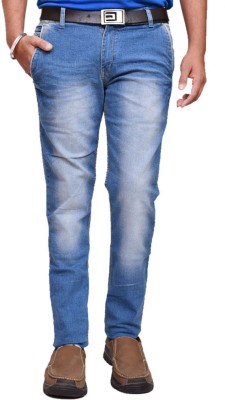 

British Terminal Slim Men's Blue Jeans, Light blue