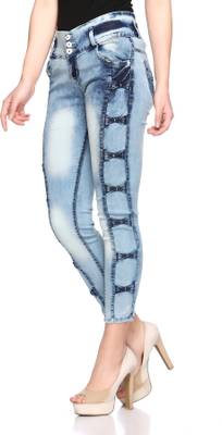 Fasnoya Skinny Women's Green Jeans