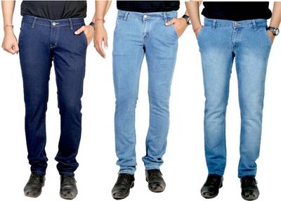 atLast Regular Men's Multicolor Jeans