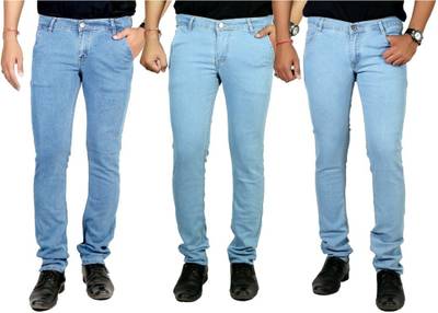 atLast Regular Men's Multicolor Jeans