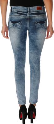 f fungus Slim Women's Blue Jeans