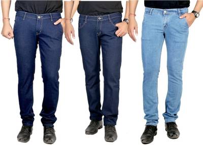 atLast Regular Men's Multicolor Jeans