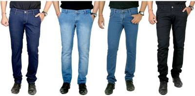 atLast Regular Men's Multicolor Jeans