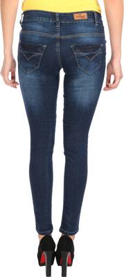 f fungus Slim Women's Blue Jeans