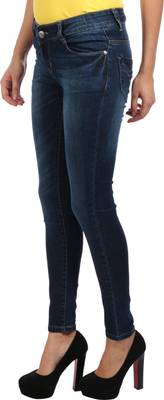 f fungus Slim Women's Blue Jeans