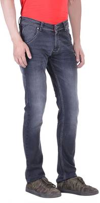 Hoffmen Regular Men's Grey Jeans