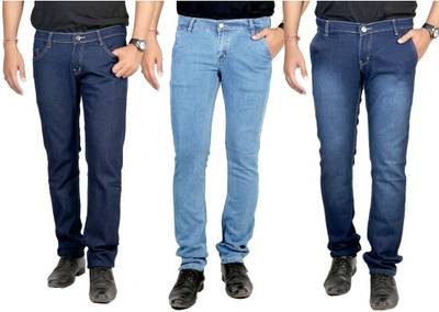 atLast Regular Men's Multicolor Jeans