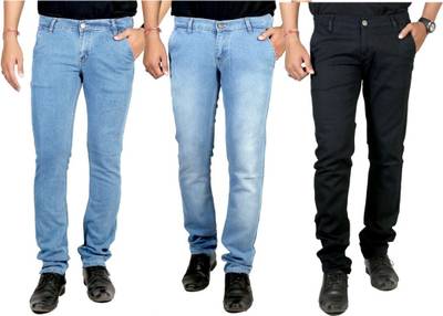 atLast Regular Men's Multicolor Jeans