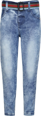 

Life by Shoppers Stop Regular Baby Boys Blue Jeans, Ice blue