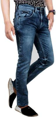 Pontiac Regular Men's Blue Jeans