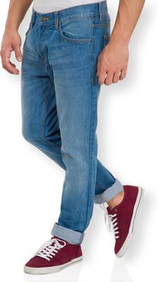 Highlander Slim Men's Dark Blue Jeans