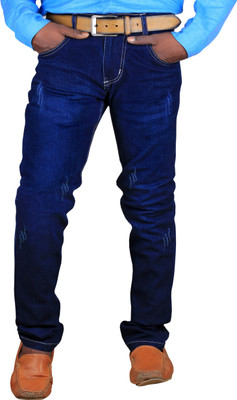 76% OFF on Lzard Regular Men Blue Jeans 