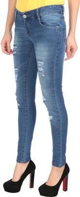 f fungus Slim Women's Blue Jeans