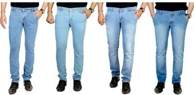atLast Regular Men's Multicolor Jeans