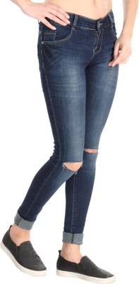 f fungus Slim Women's Blue Jeans