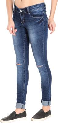 f fungus Slim Women's Blue Jeans