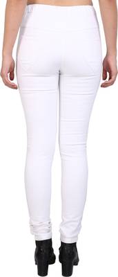 Danbro Slim Women's White, Blue Jeans