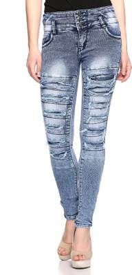 Fasnoya Skinny Women's Blue, Grey Jeans