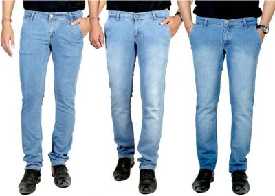 atLast Regular Men's Multicolor Jeans