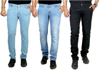 atLast Slim Men's Multicolor Jeans