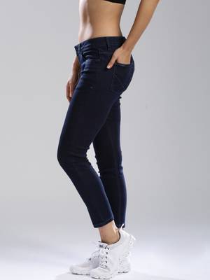 HRX by Hrithik Roshan Skinny Women's Blue Jeans