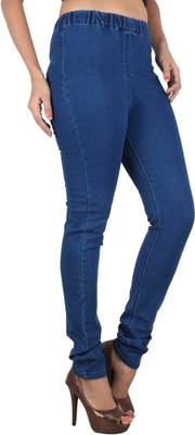Danbro Slim Women's Light Blue, Black Jeans