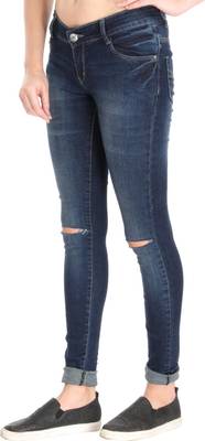 f fungus Slim Women's Blue Jeans