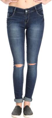 f fungus Slim Women's Blue Jeans
