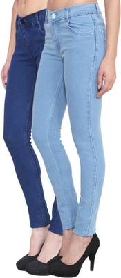 Cartfly Slim Women's Multicolor Jeans