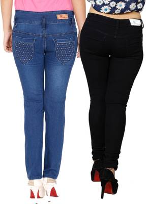 NJ's Slim Women's Multicolor Jeans