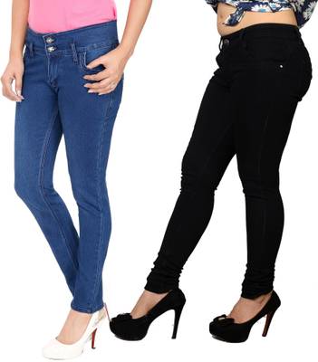 NJ's Slim Women's Multicolor Jeans