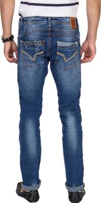Mufti Slim Men's Dark Blue Jeans