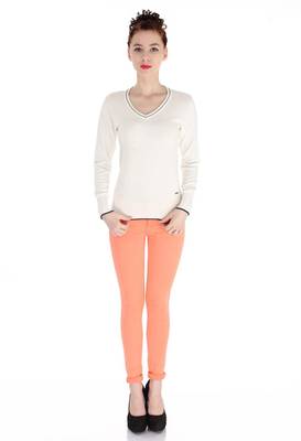 Pepe Jeans Slim Women's Orange Jeans