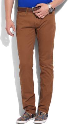 GAS Straight Fit Men's Brown Jeans