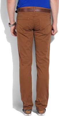 GAS Straight Fit Men's Brown Jeans