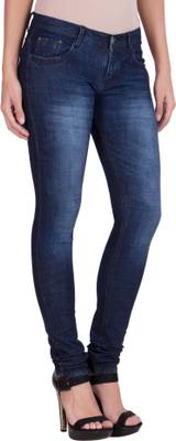 American-Elm Slim Women's Dark Blue, Blue, Light Blue Jeans