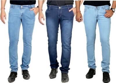 atLast Regular Men's Multicolor Jeans