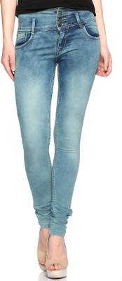 Fasnoya Skinny Women's Green Jeans