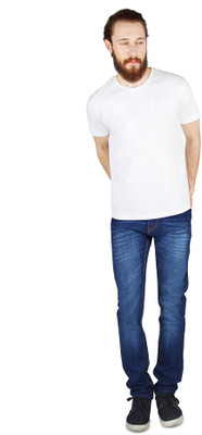 

JINJLR Regular Men's Dark Blue Jeans