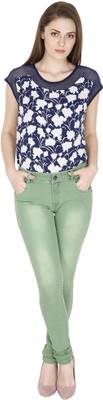 NJ's Skinny Women's Green Jeans