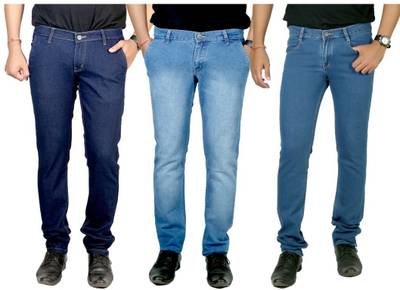 atLast Regular Men's Multicolor Jeans