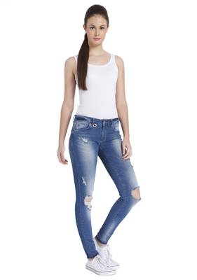 Only Regular Women's Blue Jeans