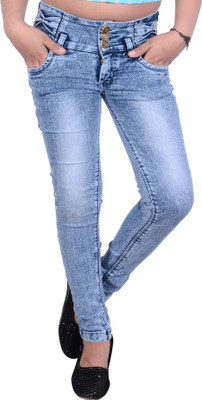 

Blinkin Slim Girl's Light Blue Jeans