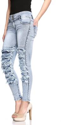 Fasnoya Skinny Women's Grey, White Jeans