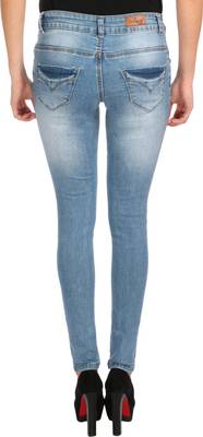 f fungus Slim Women's Blue Jeans