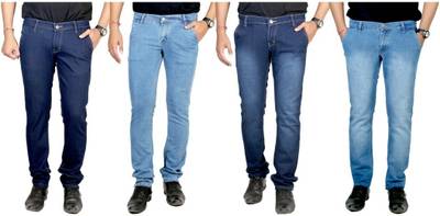atLast Regular Men's Multicolor Jeans