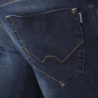 Wabba Slim Men's Dark Blue Jeans