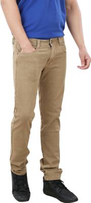 Audacity Regular Men's Brown Jeans