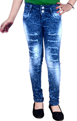 

Blinkin Slim Girls Multicolor Jeans, Blue